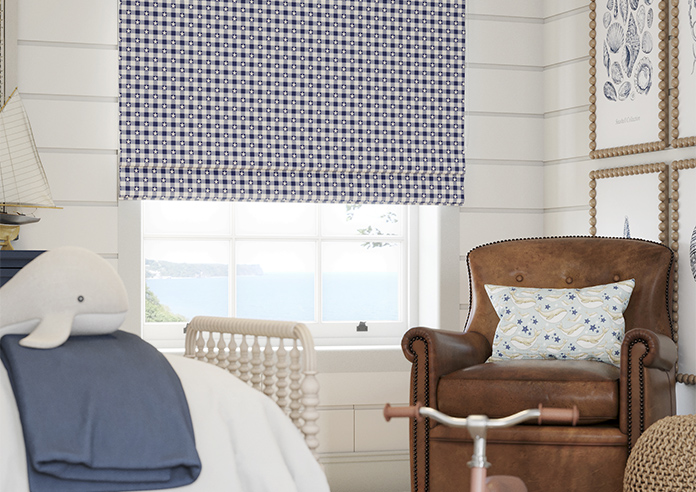 Whaley Great, Gingham Star Shore - Roman Blind - Image 5